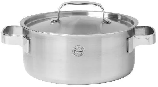 Pillivuyt Gourmet Somme Pot with lid Dia 24 cm 5 litres Steel