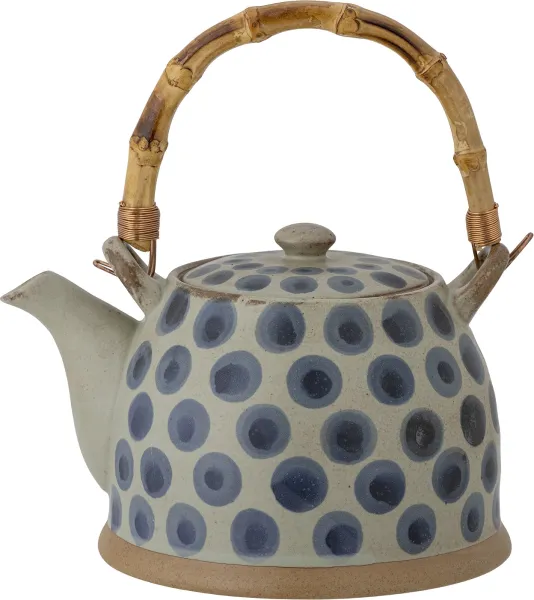 Tinni, Teapot, blue, stoneware